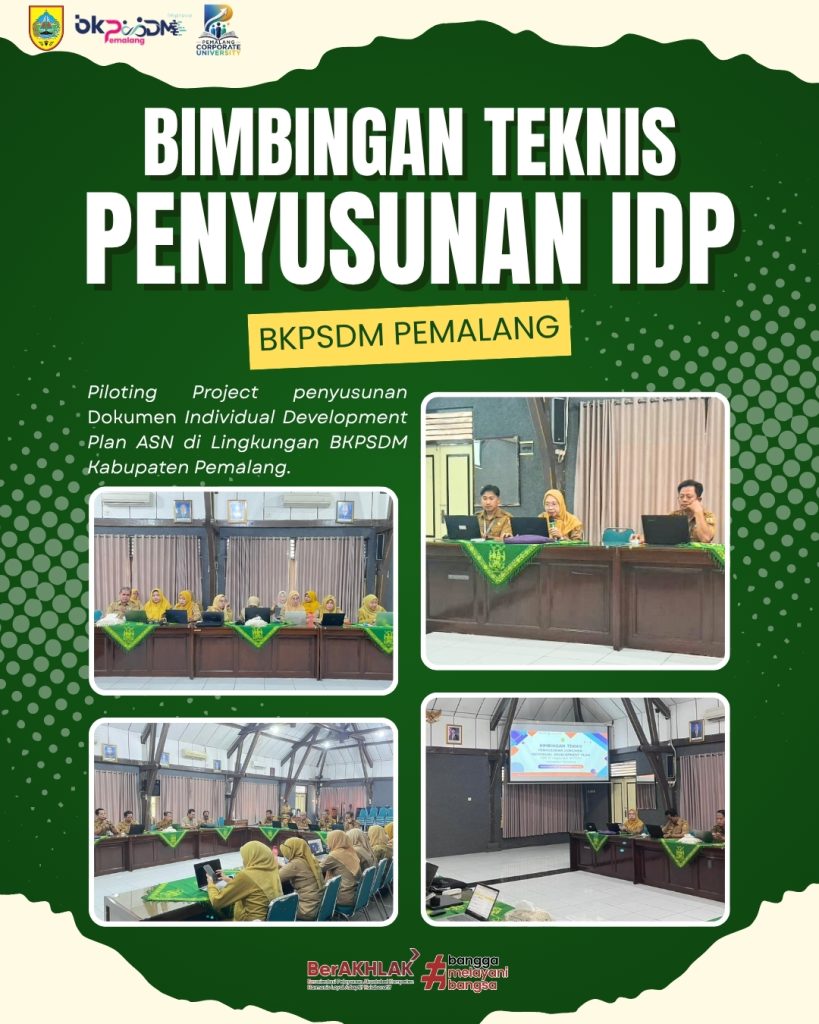 BIMTEK PENYUSUNAN IDP ASN DI LINGKUNGAN BKPSDM KAB.PEMALANG