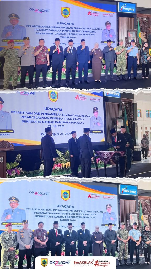 PELANTIKAN SEKRETARIS DAERAH KABUPATEN PEMALANG